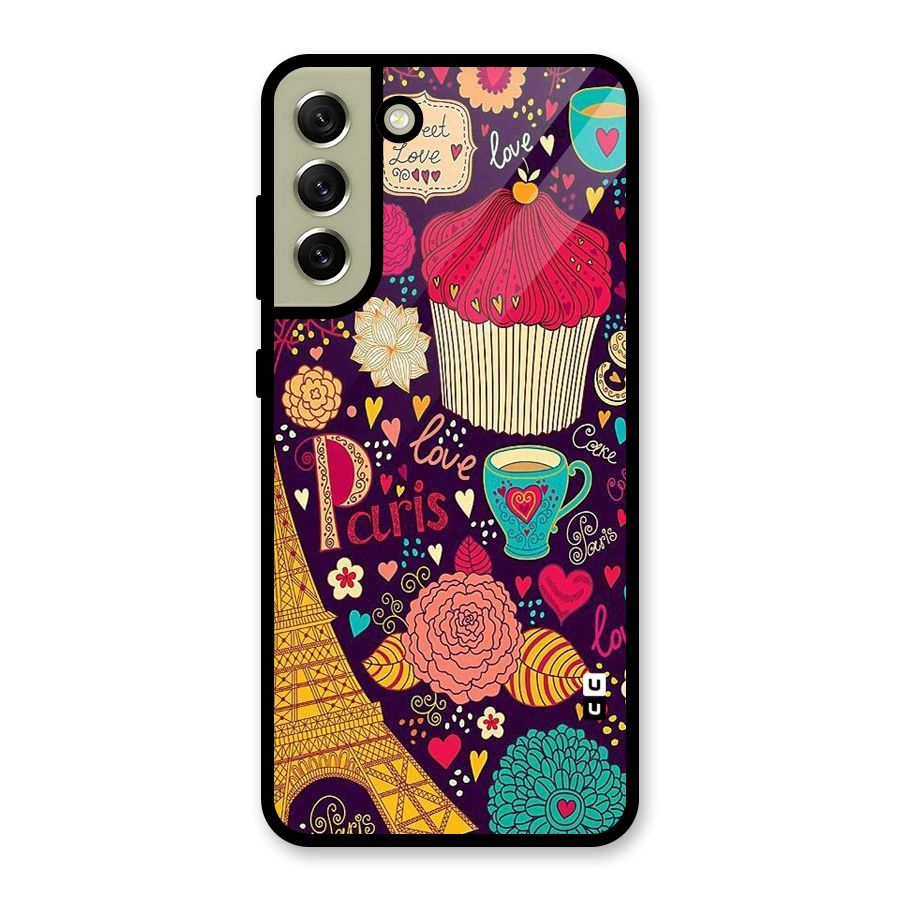 Sweet Love Glass Back Case for Galaxy S21 FE 5G