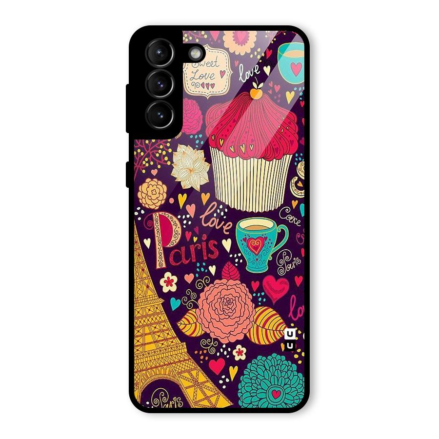 Sweet Love Glass Back Case for Galaxy S21 Plus
