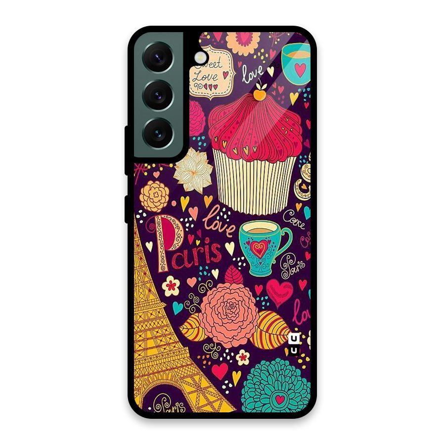 Sweet Love Glass Back Case for Galaxy S22 5G