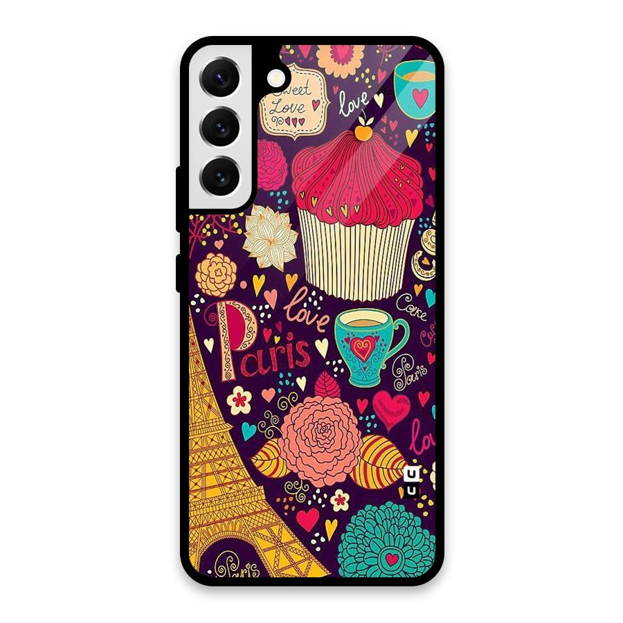 Sweet Love Glass Back Case for Galaxy S22 Plus 5G