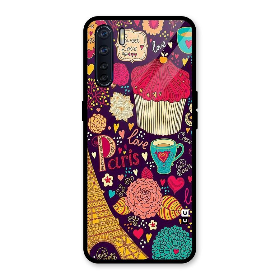 Sweet Love Glass Back Case for Oppo F15