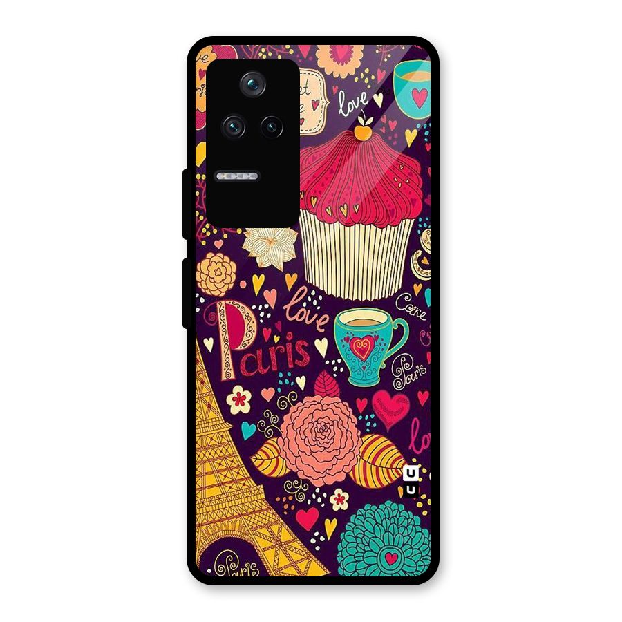 Sweet Love Glass Back Case for Poco F4 5G