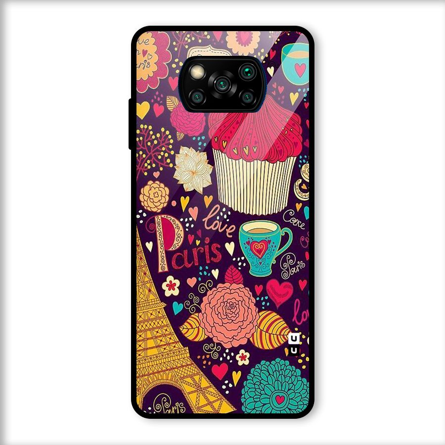 Sweet Love Glass Back Case for Poco X3