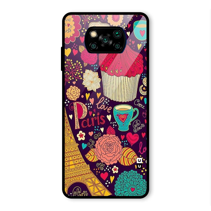 Sweet Love Glass Back Case for Poco X3 Pro