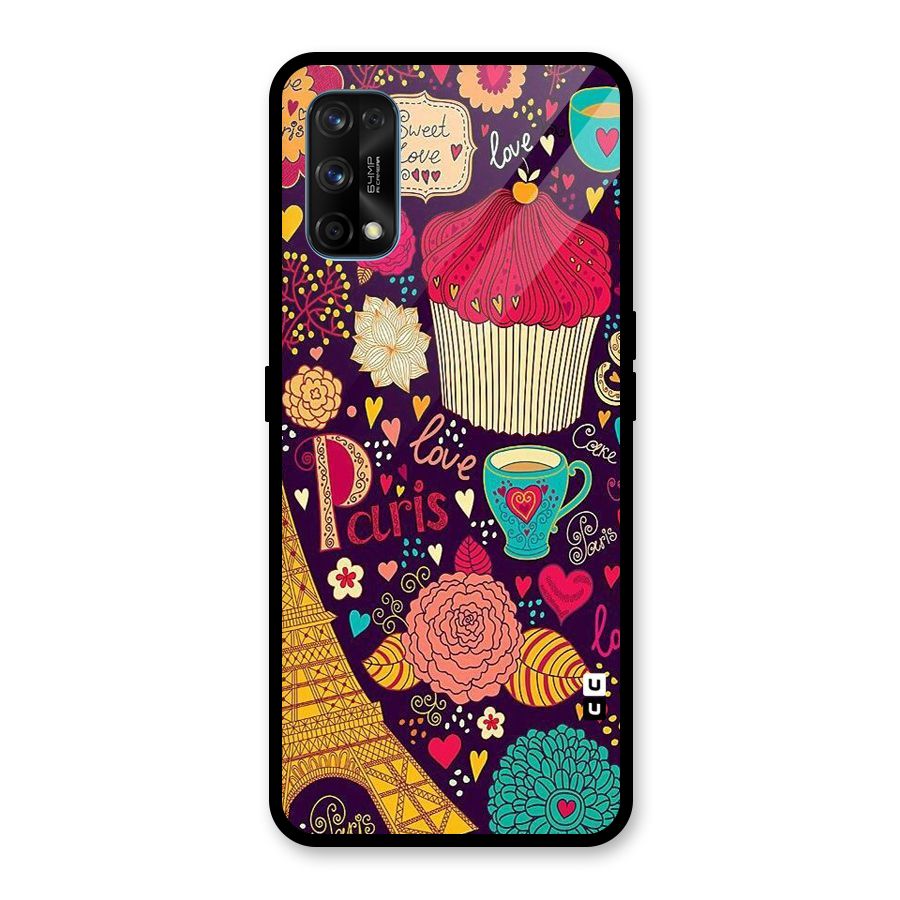 Sweet Love Glass Back Case for Realme 7 Pro