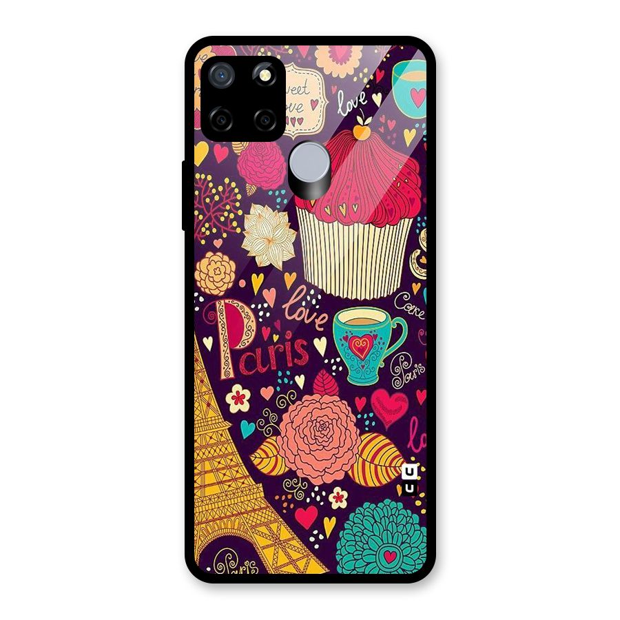 Sweet Love Glass Back Case for Realme C12