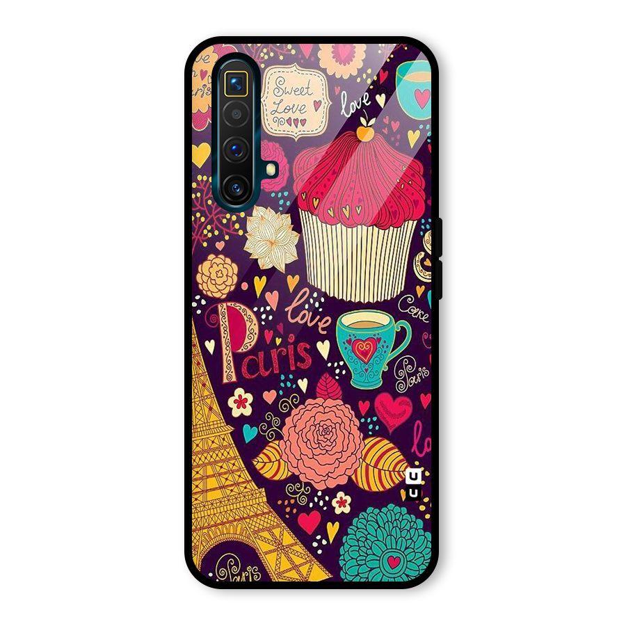 Sweet Love Glass Back Case for Realme X3