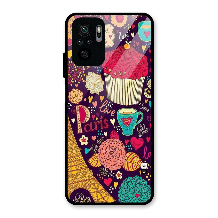 Sweet Love Glass Back Case for Redmi Note 10S