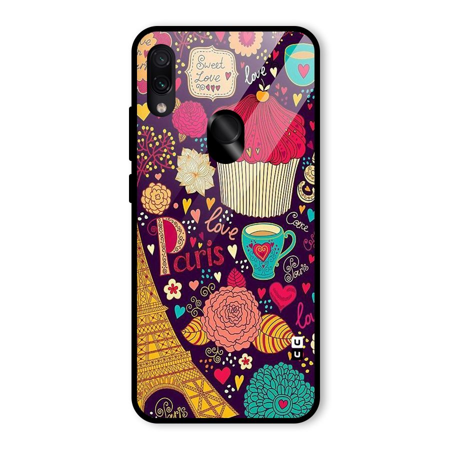 Sweet Love Glass Back Case for Redmi Note 7 Pro