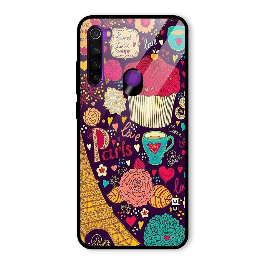 Sweet Love Glass Back Case for Redmi Note 8