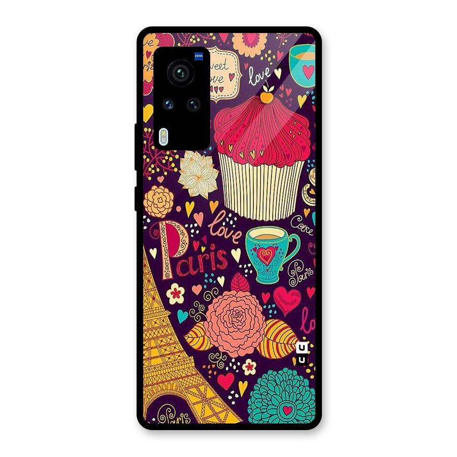 Sweet Love Glass Back Case for Vivo X60 Pro