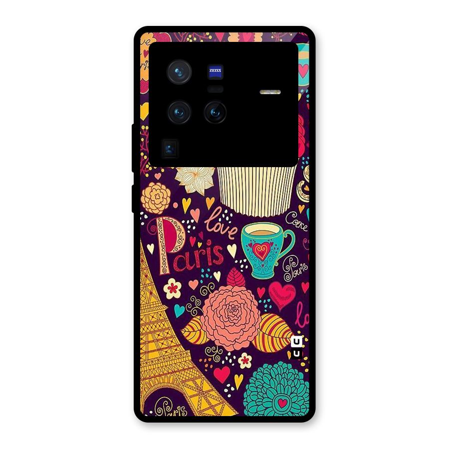 Sweet Love Glass Back Case for Vivo X80 Pro