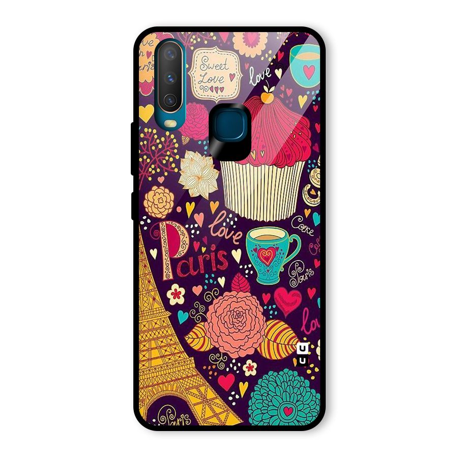 Sweet Love Glass Back Case for Vivo Y17