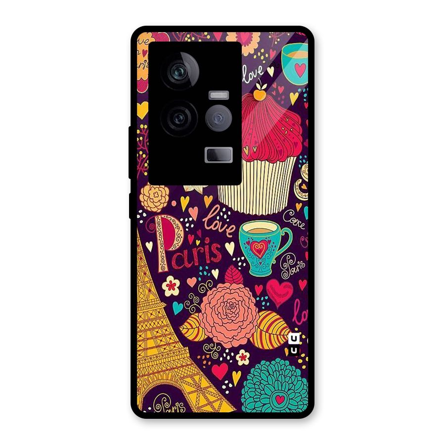 Sweet Love Glass Back Case for Vivo iQOO 11 5G