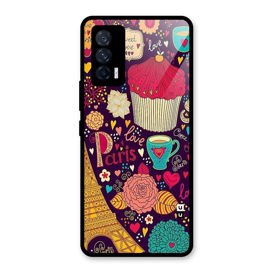 Sweet Love Glass Back Case for Vivo iQOO 7 5G