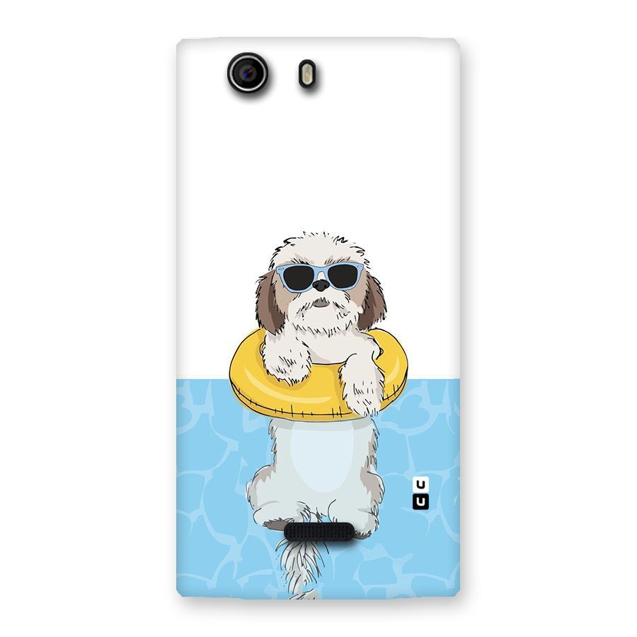 Swimming Doggo Back Case for Canvas Nitro 2 E311