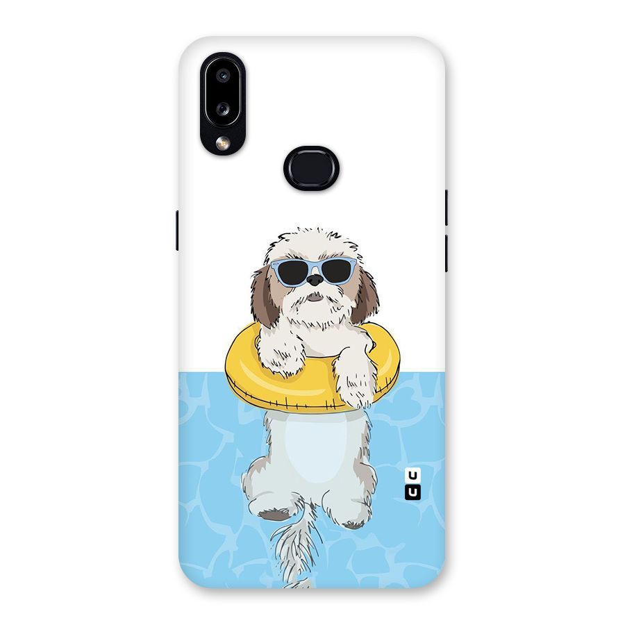 Swimming Doggo Back Case for Galaxy A10s