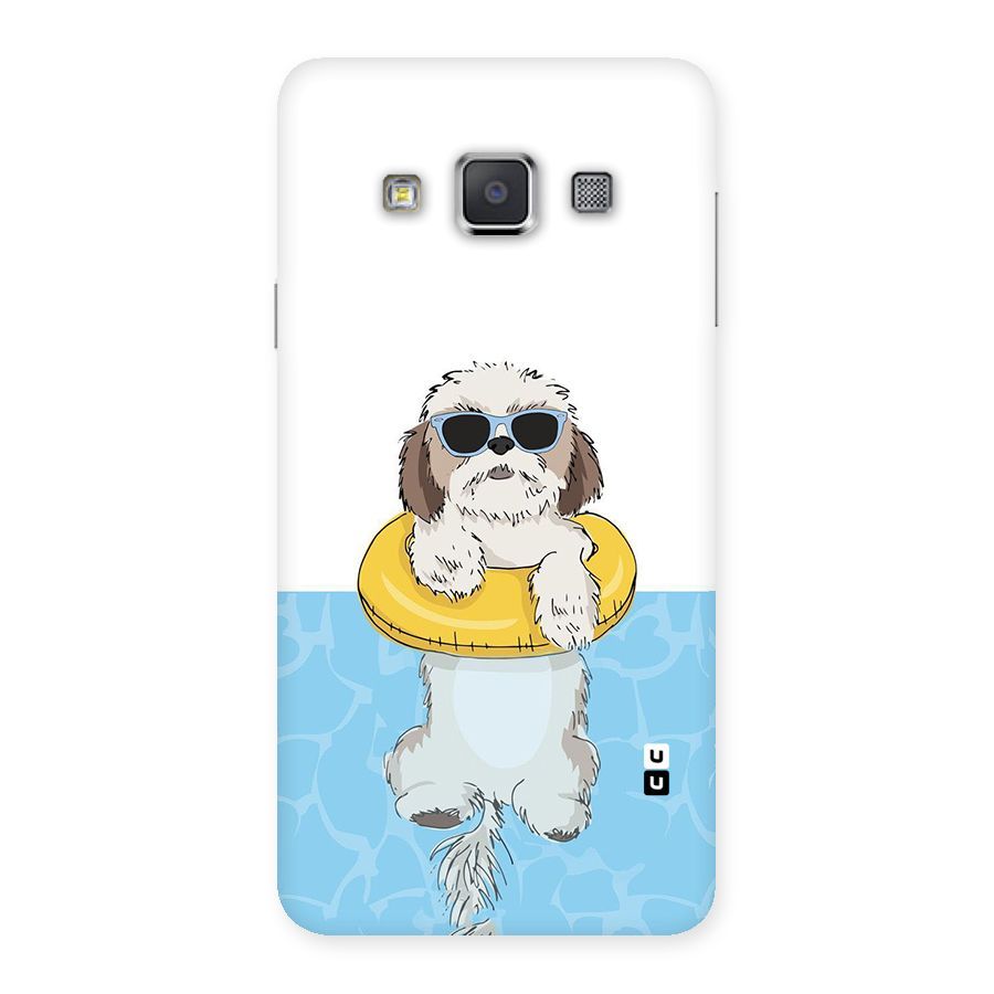 Swimming Doggo Back Case for Galaxy A3