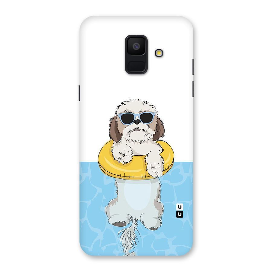 Swimming Doggo Back Case for Galaxy A6 (2018)