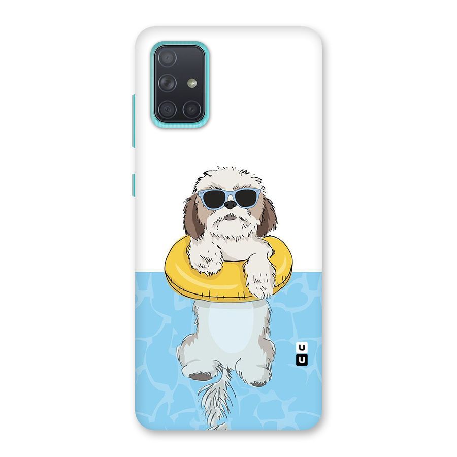 Swimming Doggo Back Case for Galaxy A71