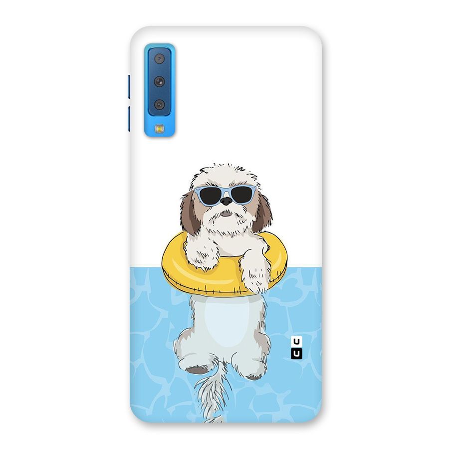 Swimming Doggo Back Case for Galaxy A7 (2018)