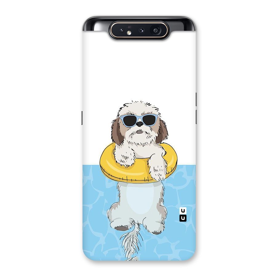 Swimming Doggo Back Case for Galaxy A80