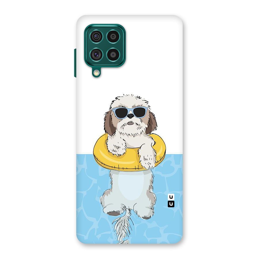 Swimming Doggo Back Case for Galaxy F62