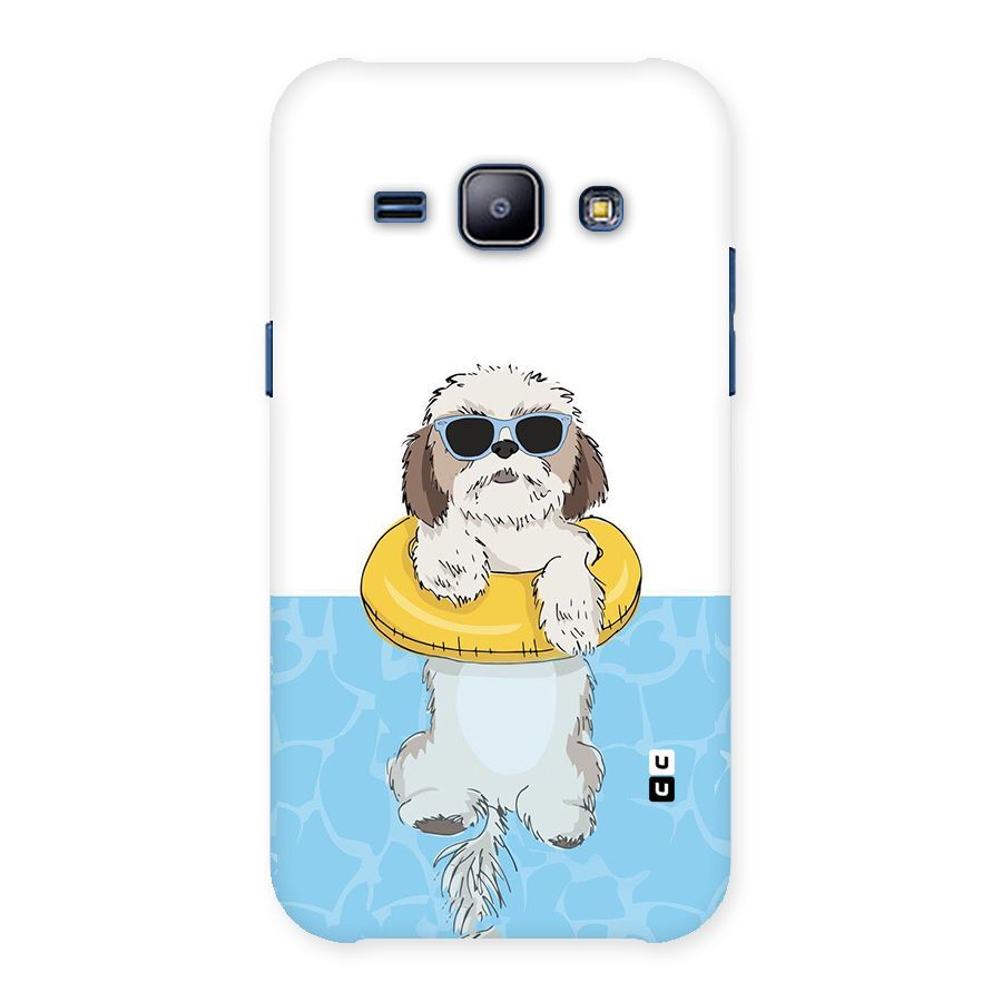 Swimming Doggo Back Case for Galaxy J1
