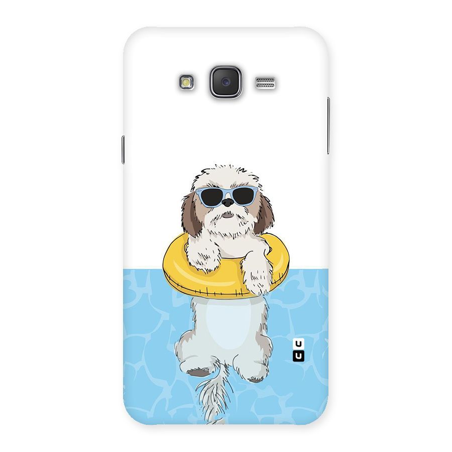 Swimming Doggo Back Case for Galaxy J7