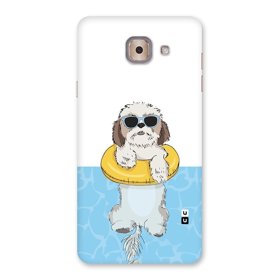 Swimming Doggo Back Case for Galaxy J7 Max