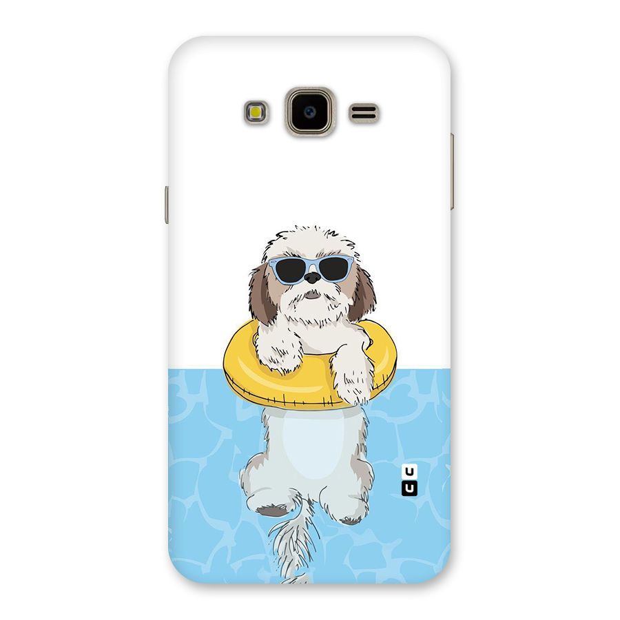 Swimming Doggo Back Case for Galaxy J7 Nxt