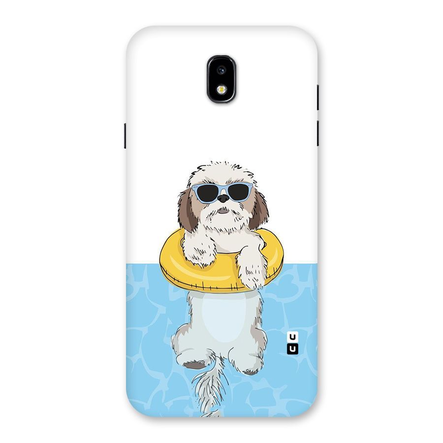 Swimming Doggo Back Case for Galaxy J7 Pro