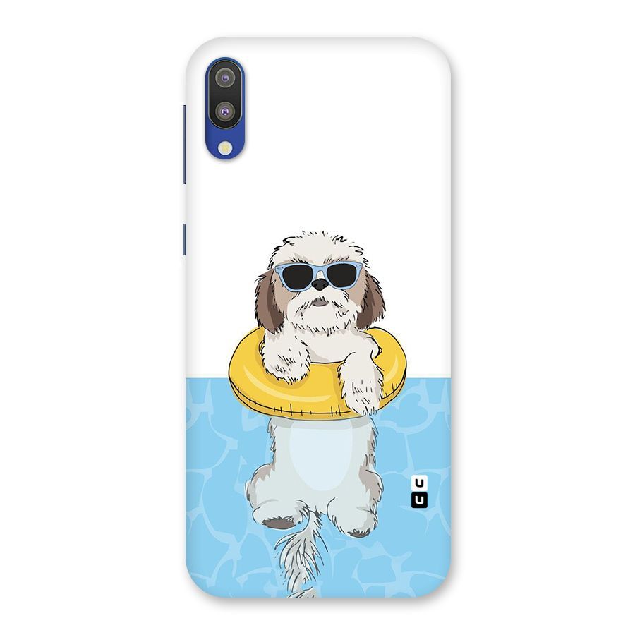 Swimming Doggo Back Case for Galaxy M10