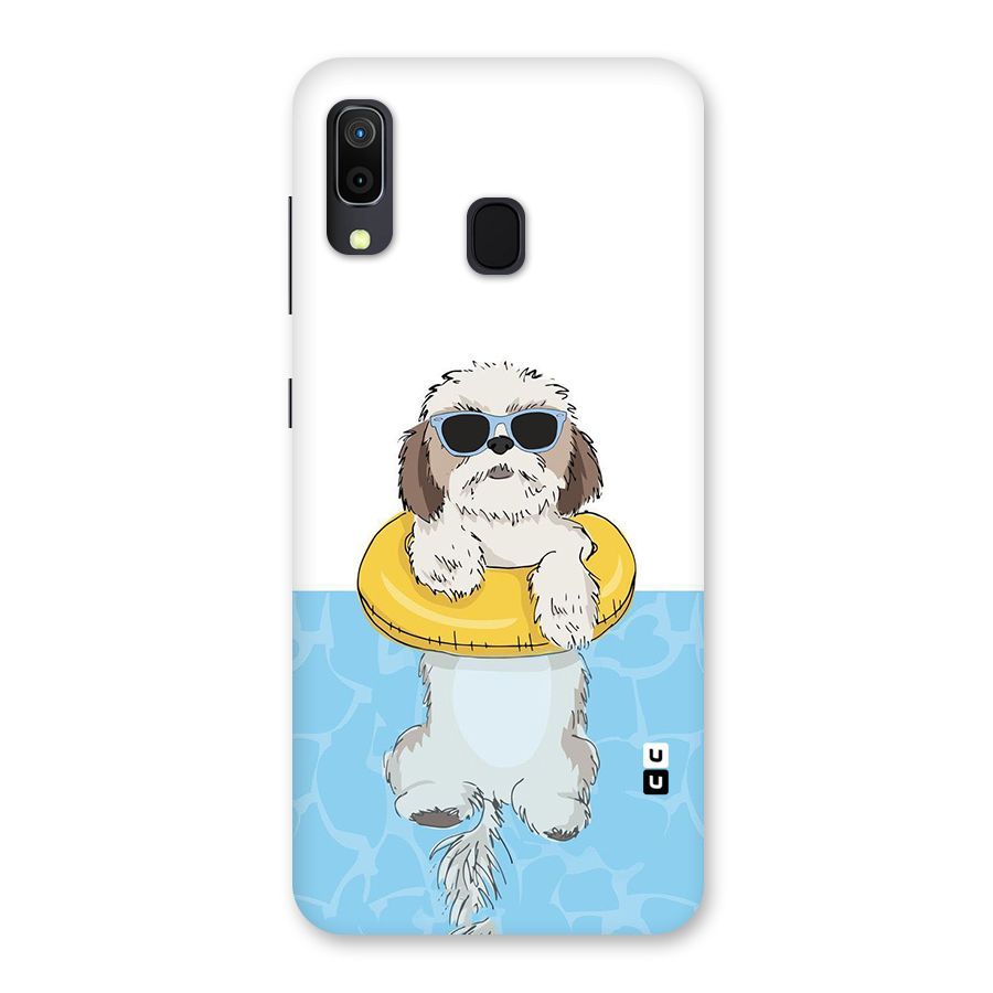 Swimming Doggo Back Case for Galaxy M10s