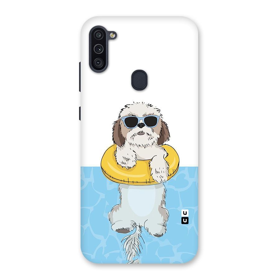 Swimming Doggo Back Case for Galaxy M11