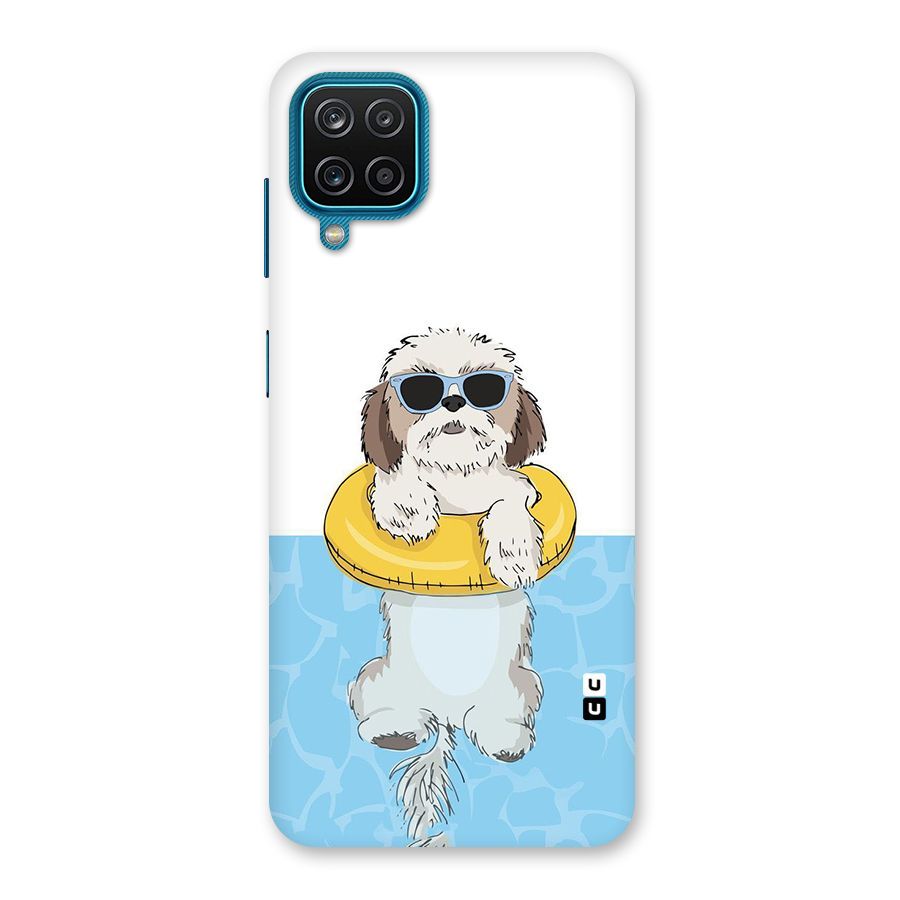 Swimming Doggo Back Case for Galaxy M12