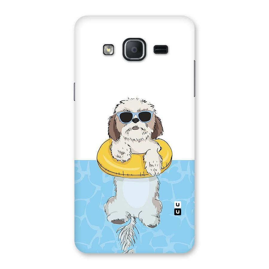Swimming Doggo Back Case for Galaxy On7 Pro