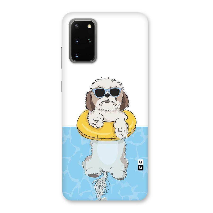 Swimming Doggo Back Case for Galaxy S20 Plus