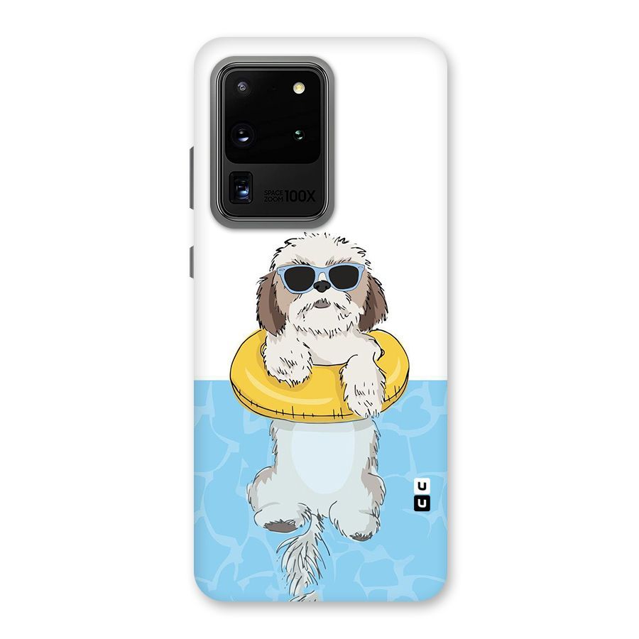 Swimming Doggo Back Case for Galaxy S20 Ultra