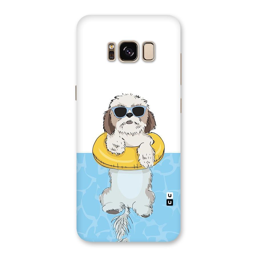 Swimming Doggo Back Case for Galaxy S8