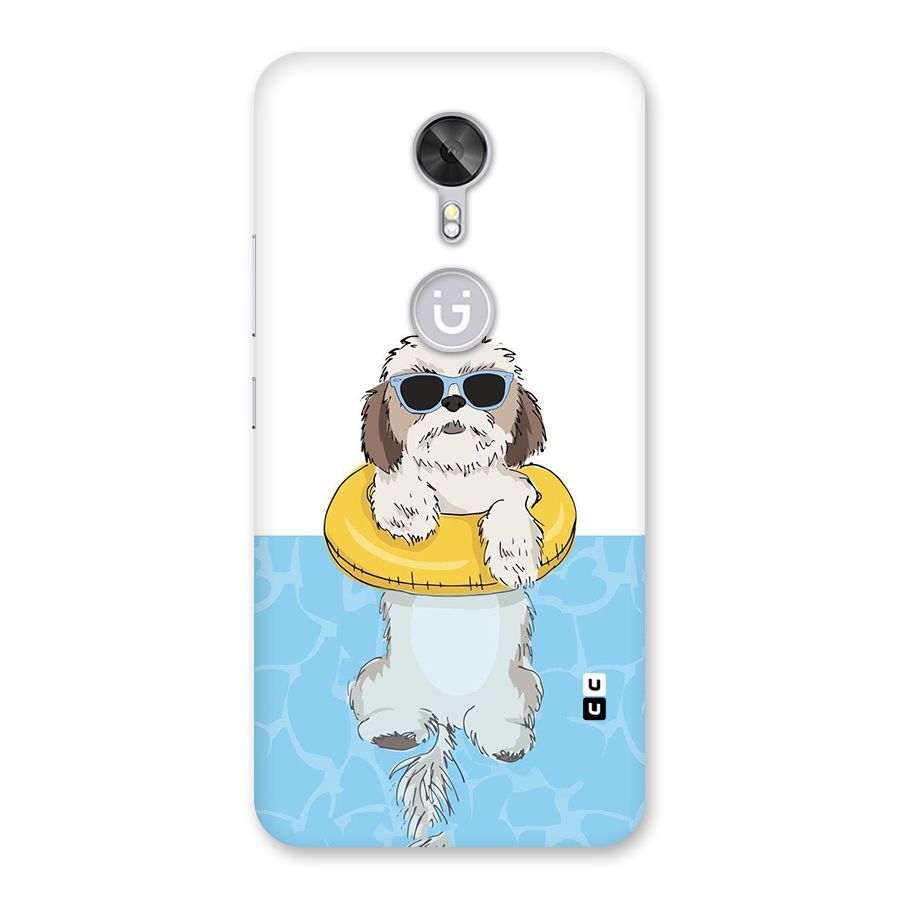 Swimming Doggo Back Case for Gionee A1