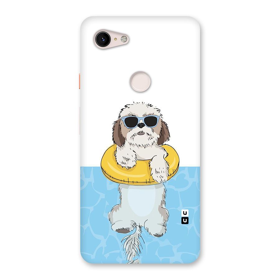 Swimming Doggo Back Case for Google Pixel 3 XL