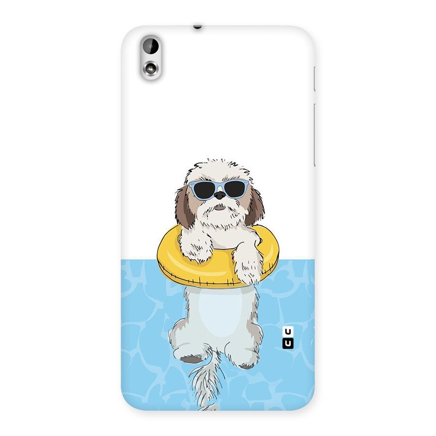Swimming Doggo Back Case for HTC Desire 816g