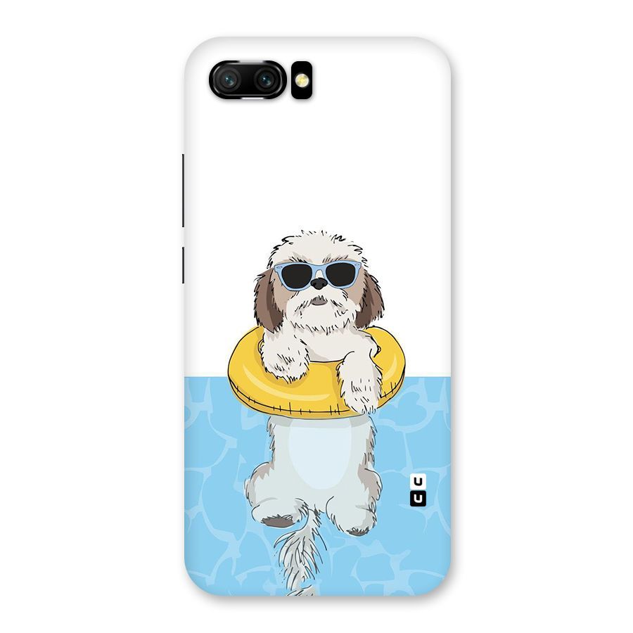 Swimming Doggo Back Case for Honor 10