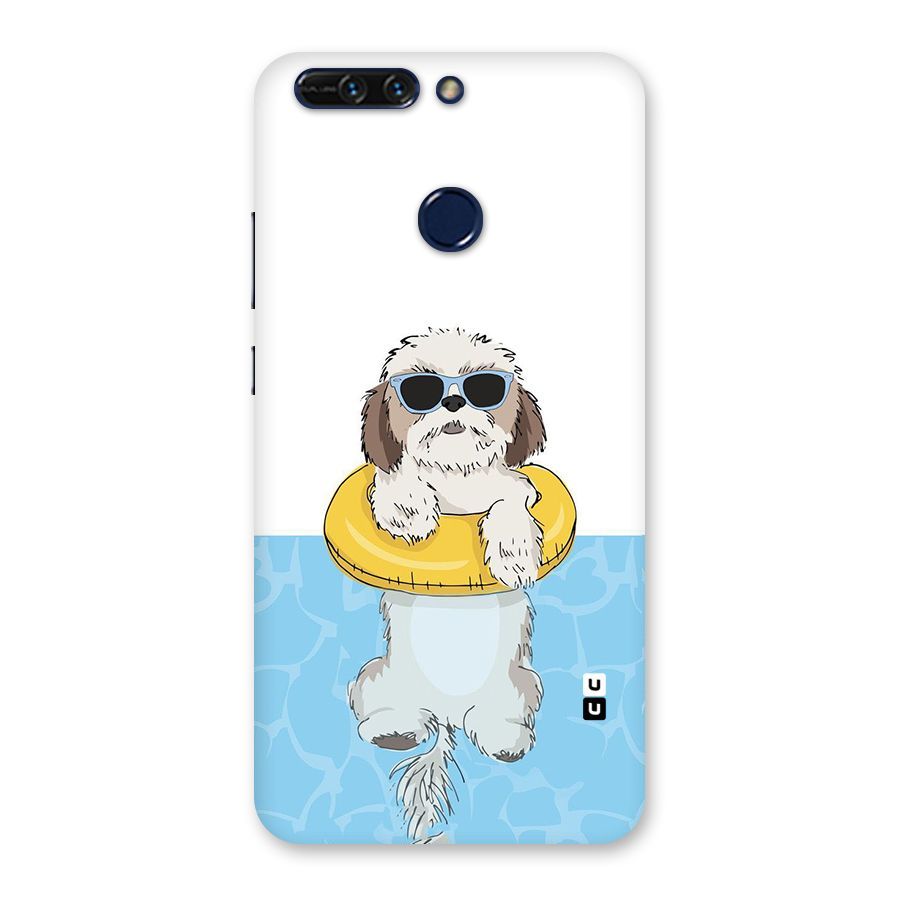 Swimming Doggo Back Case for Honor 8 Pro
