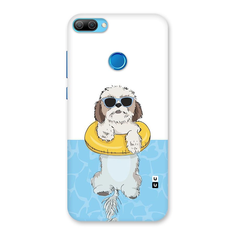 Swimming Doggo Back Case for Honor 9N