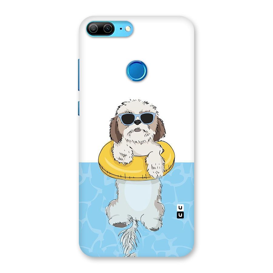 Swimming Doggo Back Case for Honor 9 Lite