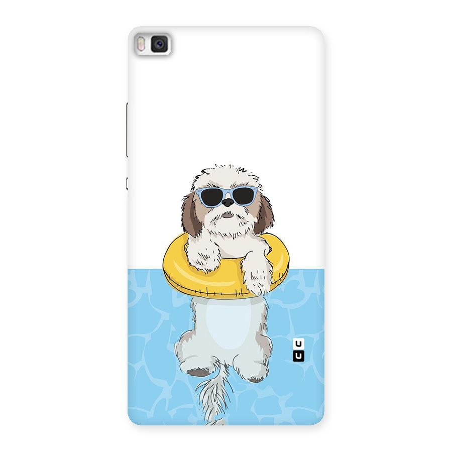 Swimming Doggo Back Case for Huawei P8