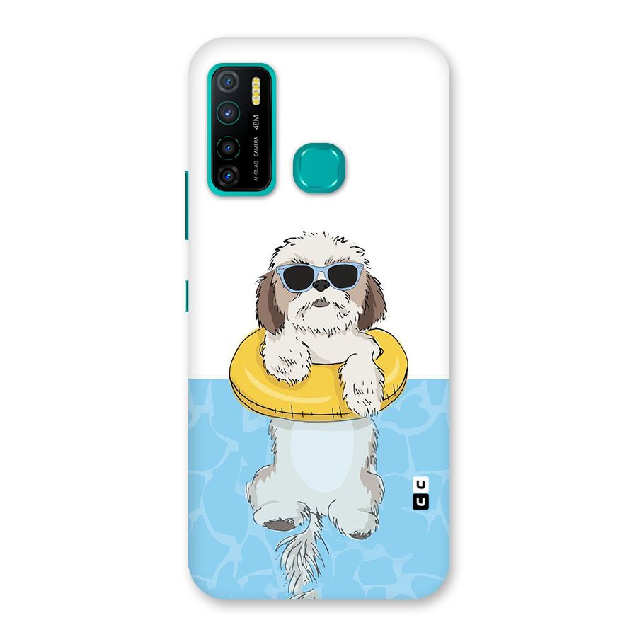 Swimming Doggo Back Case for Infinix Hot 9 Pro