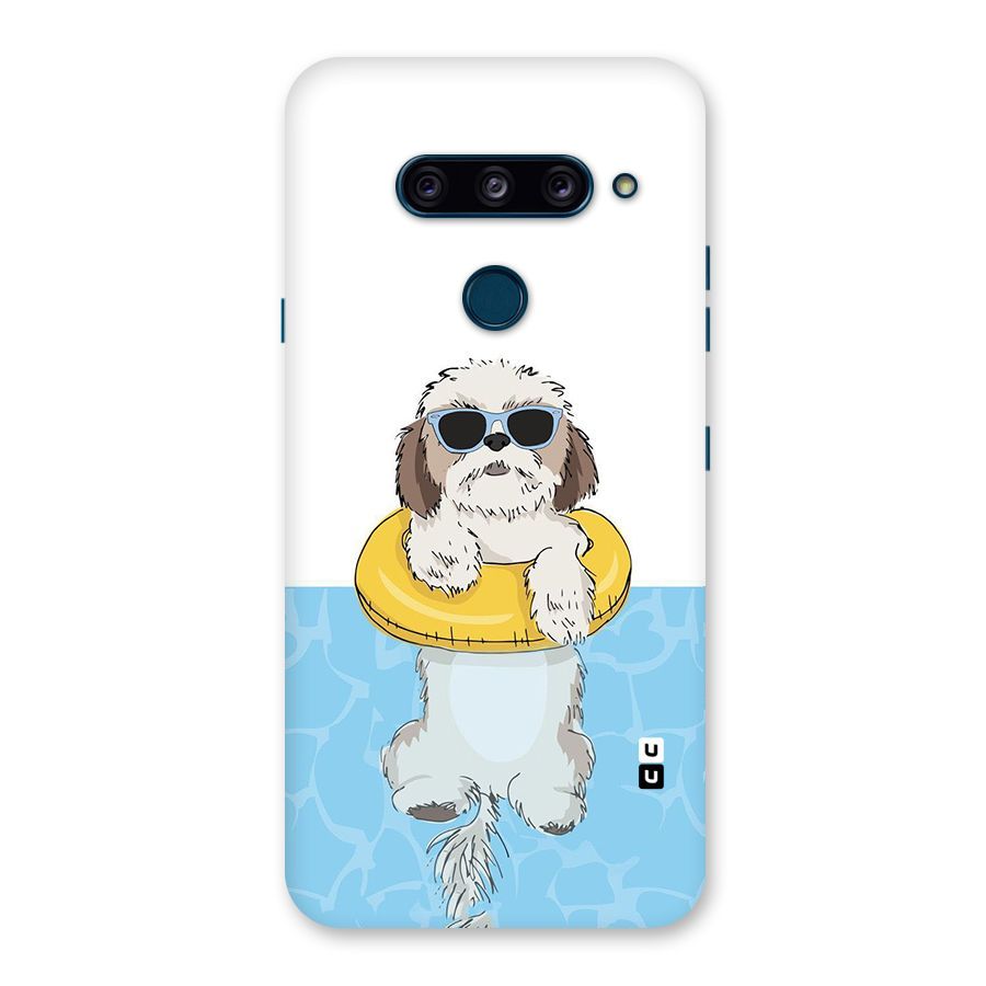 Swimming Doggo Back Case for LG  V40 ThinQ